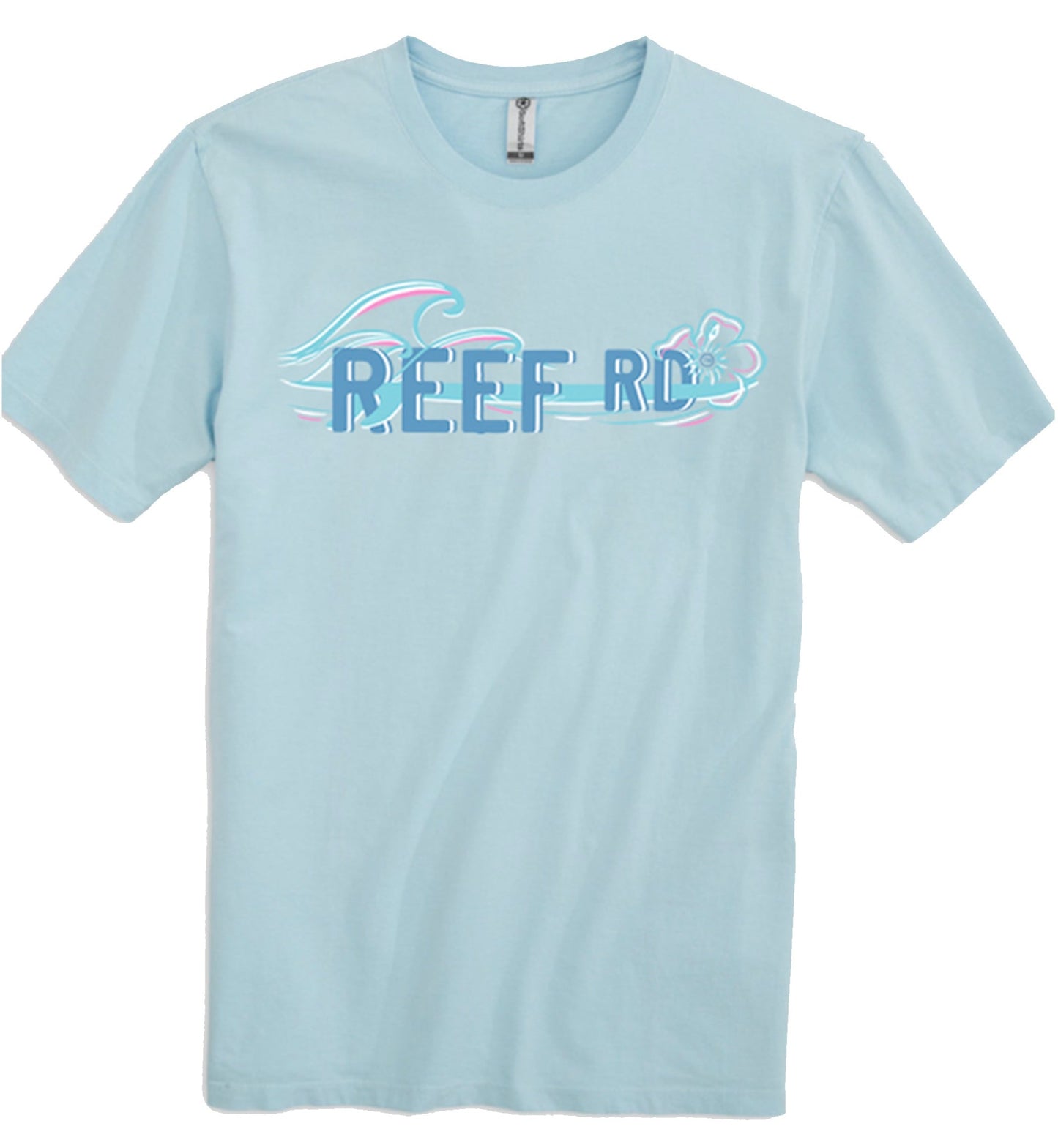 Reef Rd Island Style Youth T-Shirt - Ocean Blue