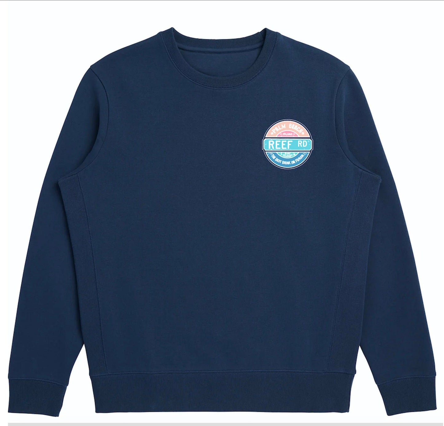 Reef Rd Color Splash Sweatshirt - Navy